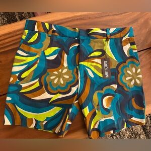🔥NWT! Mr. Turk, modern geometric print, classic stream-lined look